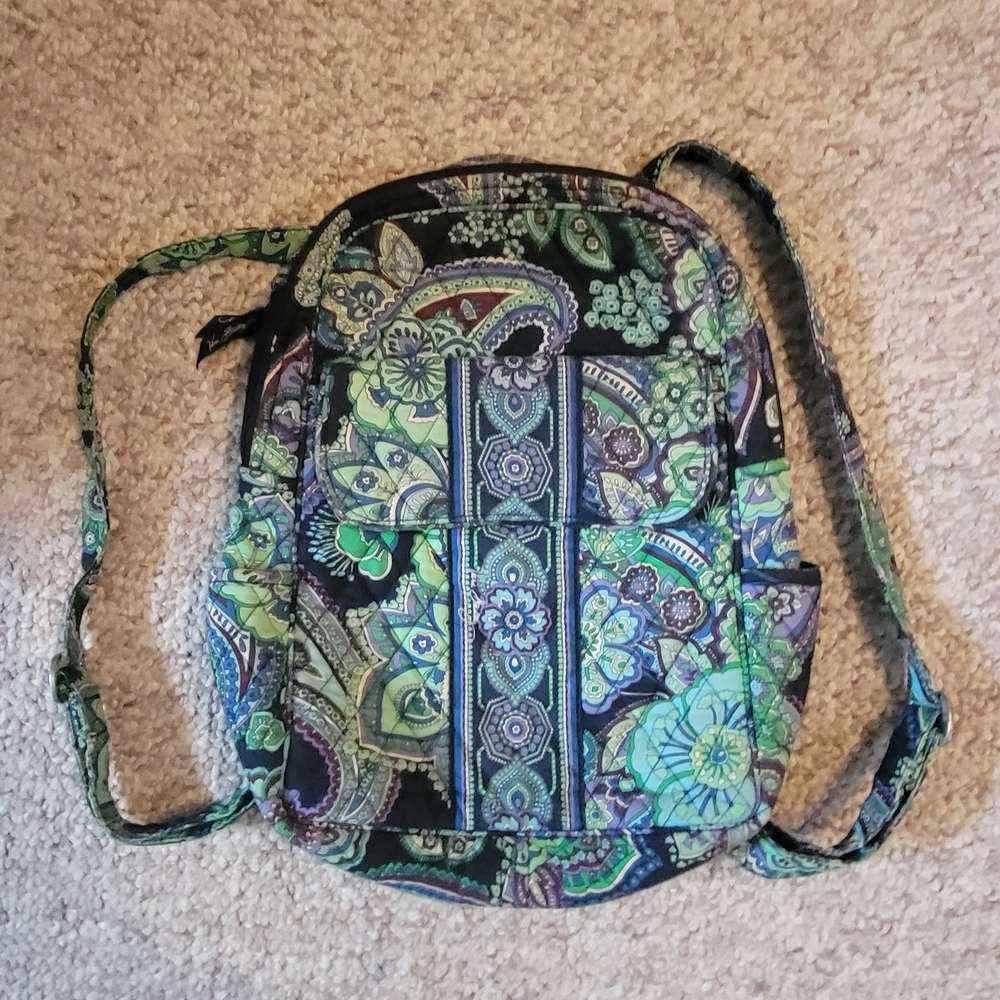 Vera Bradley LOT of 6 Multi Pattern Quilted Bags in Green, Pink, Purple, Blue - Picture 7 of 15